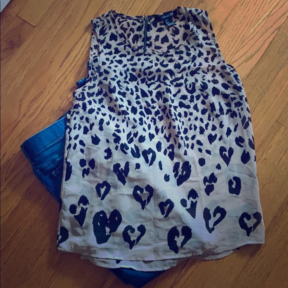 Forever 21 Leopard Print Top
